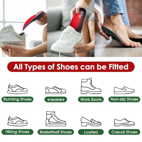 Plantillas ortopédicas Dr. Foot 3/4 para arco alto, talla L miniatura 5