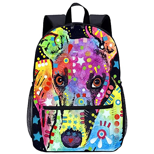 Sac à dos école unisexe chien 3D (45x30cm) pour adulte et enfant