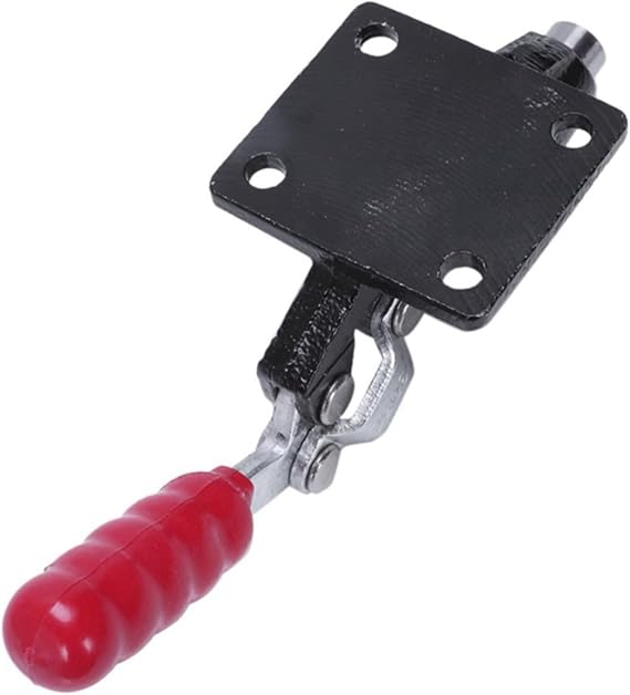 Push Pull for toggle Clamp, GH-305-C/, 500lb Capacity Quick Release for Welding Fabrication Assembly, for Red Black Iron Heavy Duty Hand Tool with Rubber Tip