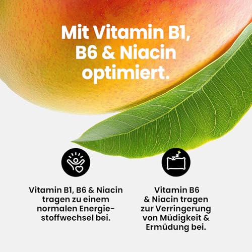 Best Body Nutrition ZEROP Vital Zuckerfreies Getränkekonzentrat Sirup Brazilian Sun Ohne Aspartam 1 L ergibt 80 L Getränk Fitness Drink mit Vitaminen B1 B6 Niacin Kalorienarm Wassersprudler 4