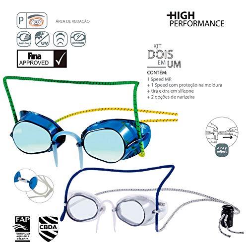 Competition Pack Speedo Azul Espelhado