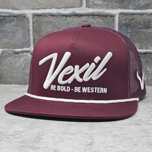 Image of Vexil American Rancher Adjustable Snapback Western Lifestyle Rodeo Southwest Inspired Meshback Hat