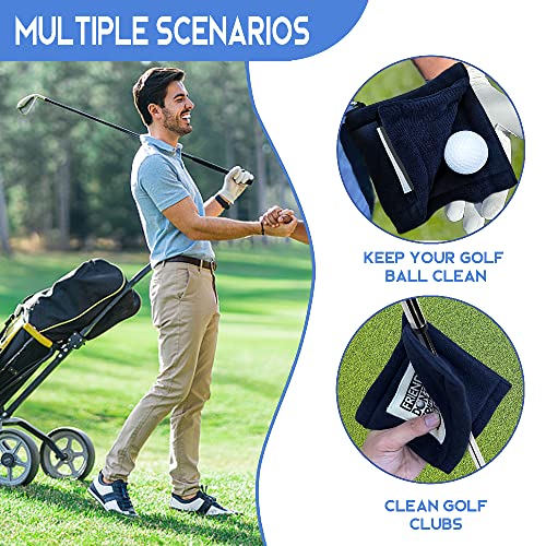Geygie Always Wash Your Portable Microfiber Double Layer Pocket Golf Towel With Clip, Funny Golf Towel For Men Dad, Golf Accessories For Men Dad, Funny For Golf Fan #TOP3