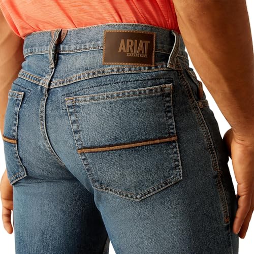 ARIAT Men's M5 Straight Stretch Pro Series Ray Straight, Hamilton, 34W x 34L by ARIAT - Image 3