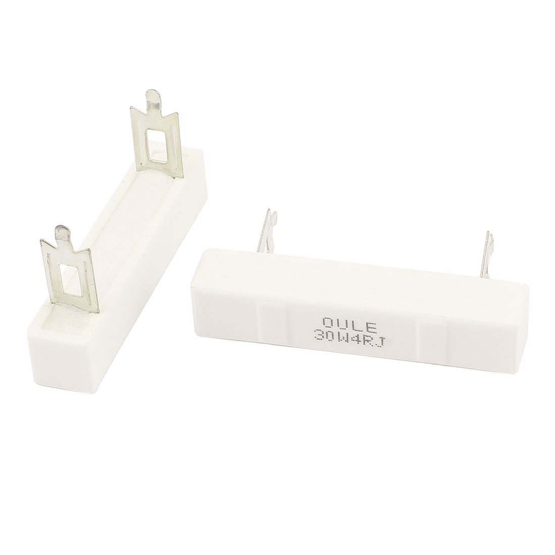 Uxcell a15012700ux0470 2 Piece Ceramic Cement Power Resistor, 4 Ohm 30W 30W4RJ