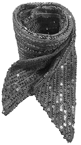Small scarf with fashionable sequins for decoration3