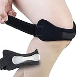 1 Pcs Knee Brace Support, Adjustable Neoprene Knee Pad Gel Knee Support Strap Support Protector...