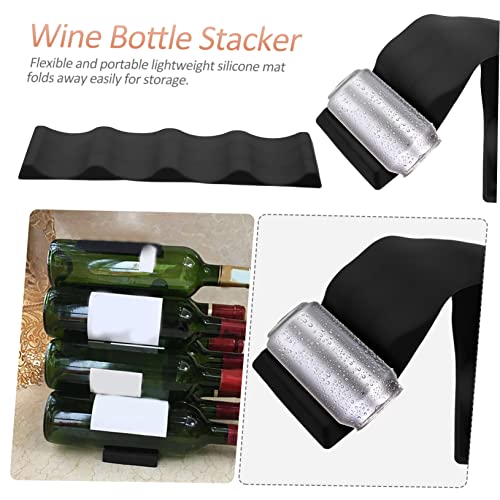 Soporte plegable para botellas de silicona 1 unidad miniatura 2