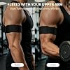 Banda para brazo compatible con Garmin CIRQA Smart Band, banda ajustable para bíceps | 9–17 pulgadas, nailon elástico transpirable con 5 correas de velcro anchas, doble uso como banda para bíceps/muñeca para entrenamiento, ciclismo, caminar 8