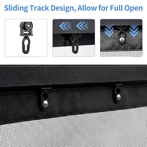 Sliding Magnetic Screen Door 72x80