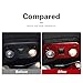 Car Interior Carbon Fiber Reading Light Control Panel Auto Sticker for Ford Mustang 2023 2022 2021 2020 2019 2018 2017 2016 2015,Red