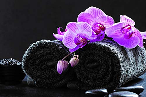 Salon Towels, Super Soft, Maximum Absorbency - For Hair Drying, 100% Microfiber Towels for Face, Hands, Body or Gym - 16” x 27” Pack of 2, Black - HairDay Care
