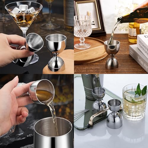 Jigger de coctelería para preparar tragos equilibrados en tu barra de casa 8