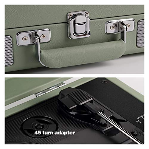 UQTE Lecteurs DVD Portable Valise phonographe Vinyle phonographes Bluetooth 5.0 33 45 78 Tours phonographe Retro Record… - Les Beatles, Paul McCartney, John Lennon, RIngo Starr, George Harrison UQTE Lecteurs DVD Portable Valise phonographe Vinyle phonographes Bluetooth 5.0 33 45 78 Tours phonographe Retro Record… – Image 5