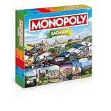 Monopoly Sachsen – Offizielle Regional-Edition von Winning Moves | Brettspiel mit Orten & Highlights aus dem Freistaat | Familienspiel ab 8 Jahren | Geschenkidee & Souvenir