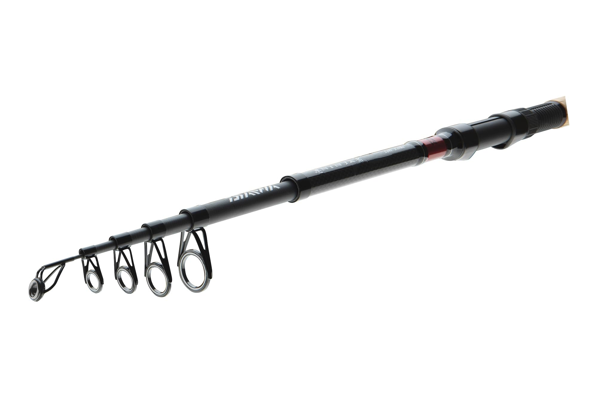 DAIWA Ninja X Tele - Caña de Pescar para Carpas, caña telescópica