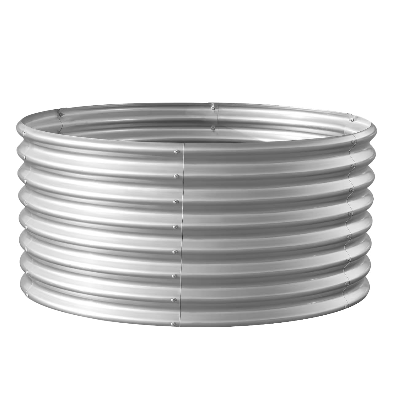 Land Guard 3x3x2ft 4-Pack Galvanized Raised Garden Bed