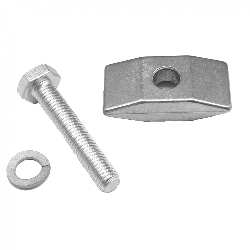 Pletscher F15/4 Clamp Top Plate and Mounting Bolt, Silver, M10x65mm