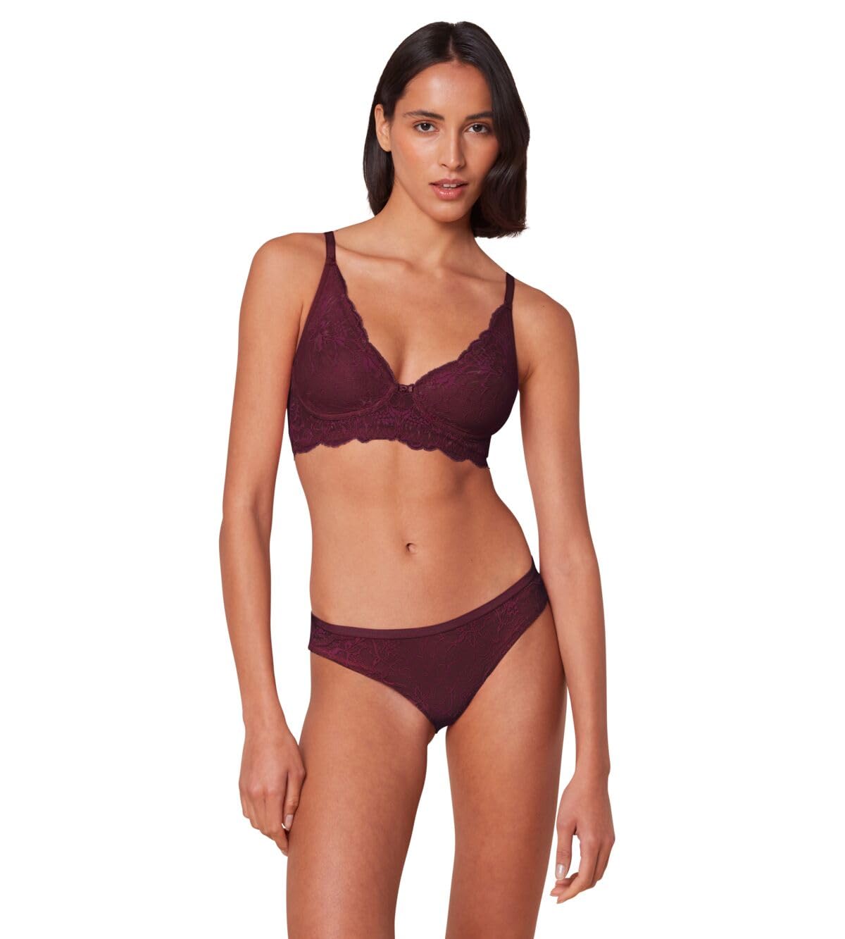 Triumph Damen Amourette Charm T N03 Bra, DEEP Burgundy, 85B