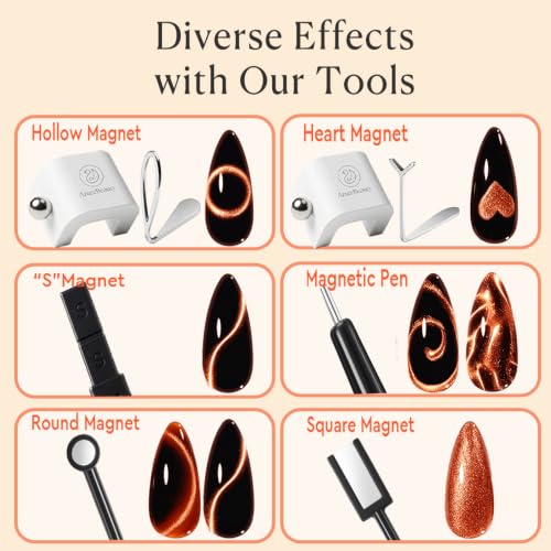 Image of AzureBeauty Cat Eye Magnet 5D Nail for Cateye Gel Polish Nail Stuff