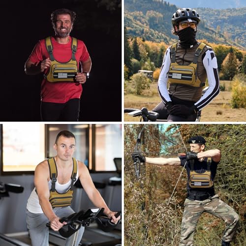 G4Free Tactical Chest Pack, Quick Access Molle Chest Rig, Tactical Vest EDC Bag for Travel, Hiking, Cycling, Running - image 7