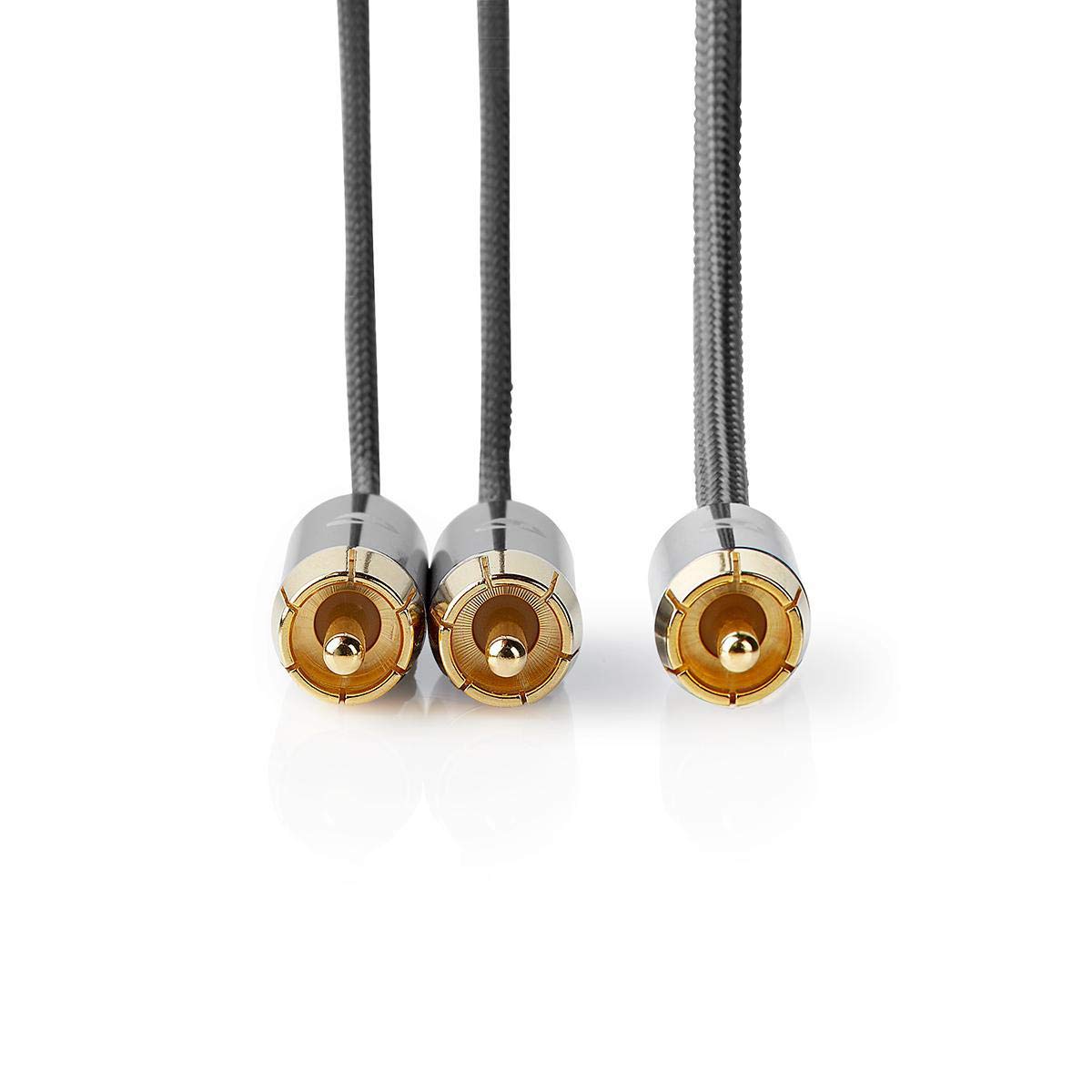 Nedis 5m Profigold RCA Cable, 2X RCA To 2X Phono Male, Gold Plated - View #6
