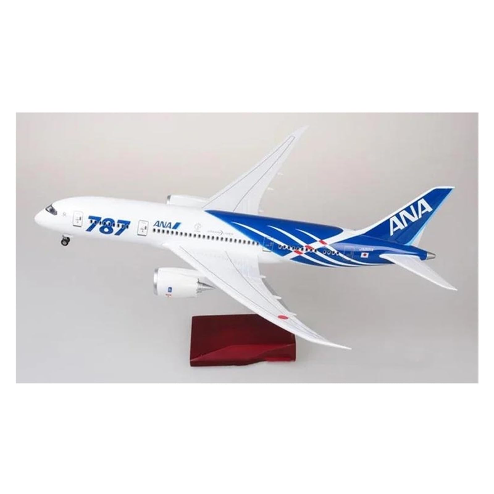 Amazon.co.jp: 静的航空機モデル 47cm 1/130 日本ANA787航空機モデル