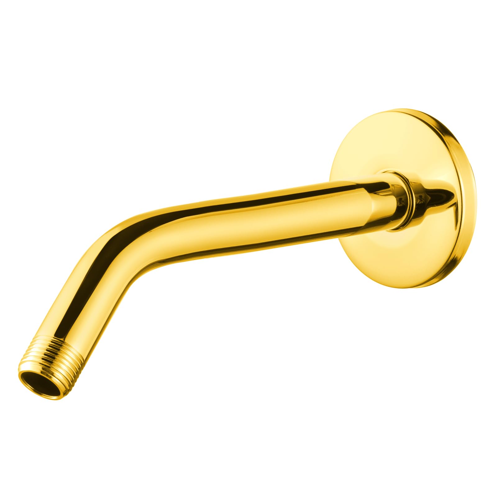 Matte Black Shower Arm - 6 Inch Wall Mount -12