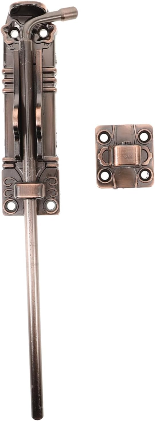 Angoily Lockable Bolt Latch for Gates Heavy Duty Zinc Alloy Door Lock Easy Installation Versatile Design for Home Security Resistant for Outdoor Use