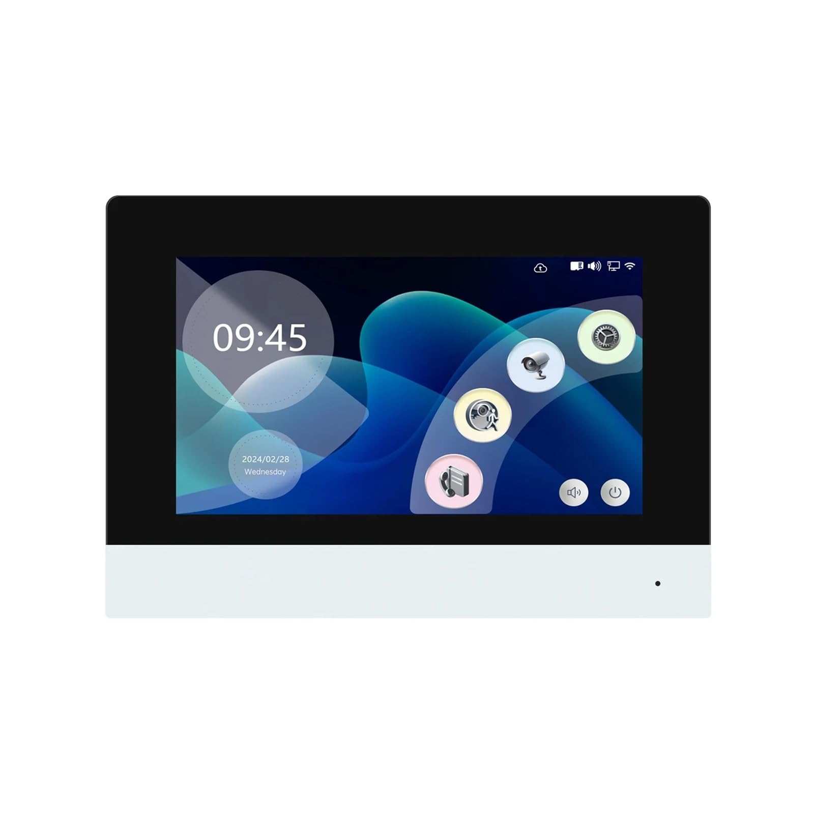 Dzwonek do drzwi AN 2-Wire z 7-calowym ekranem LCD, wideodomofonem, Wi-Fi RFID, noktowizorem 1080P, monitoringiem Tuya dla willi D4B Szeroki kąt(1to1 7inch TF 32GB)
