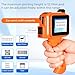 ZHONGMIN Handheld Inkjet Printer with 42ml Quick-Drying Ink Cartridge, 0.5 Inch Nozzle Ink Jet Coding Machine for EXP Date/Batch Number/QR Code/Barcode/Logo/Text (ZM-C12mini) (Orange)