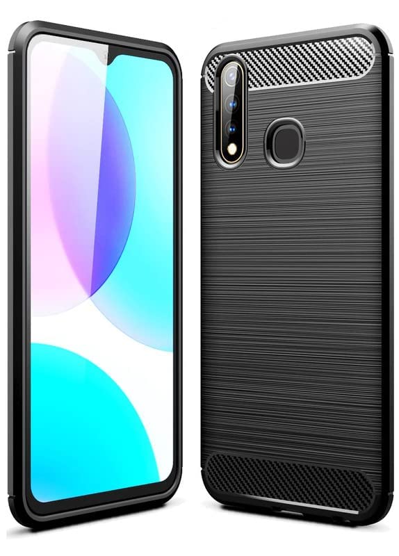 Helix Shockproof Flexible Zebra Texture Design Back Case Ultra Slim Anti-Scratch Shock Absorption Protective Back Cover for Vivo 1915 (B09Y2B5P9D) Amazon Price History, Amazon Price Tracker