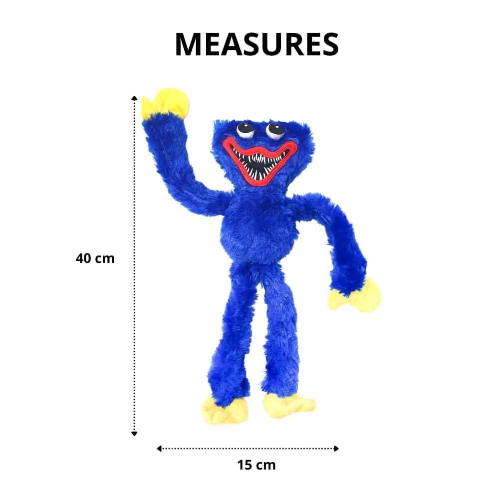 MAGIC SELECT 2x Peluche compatibile con Popy Hugy Wugy e Kissy Missy Christmas Horror Game. Giocattolo di Peluche per Videogiochi della Fabbrica di Giocattoli per Bambini e Adulti.