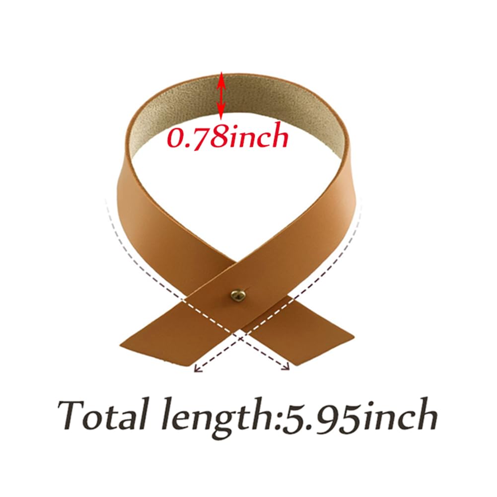 4 pcs Leather Curtain Rope Tiebacks,Decorative Curtain Tie Backs Holdbacks Tiebacks for Home Office Living Room Balcony Curtain Buckle Decorative Accessories (Brown)