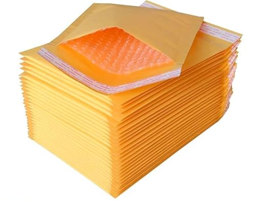 GMS – 100 Sobres Acolchados con Burbuja 18x26,5cm de Alto Gramaje para Protección y Seguridad en Envíos y Transporte, Cierre Autoadhesivo Resistente, Ecológicos, Color marron (100 Sobres (18x26,5cm))