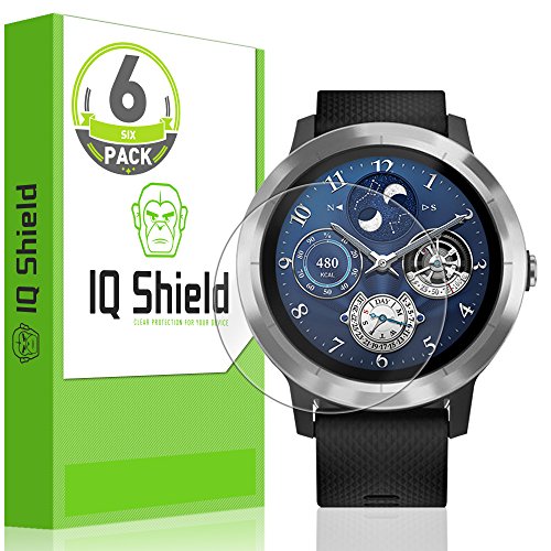 IQ Shield Screen Protector Compatible with Garmin Vivoactive 3 (6-Pack)(Full Coverage) Anti-Bubble Clear