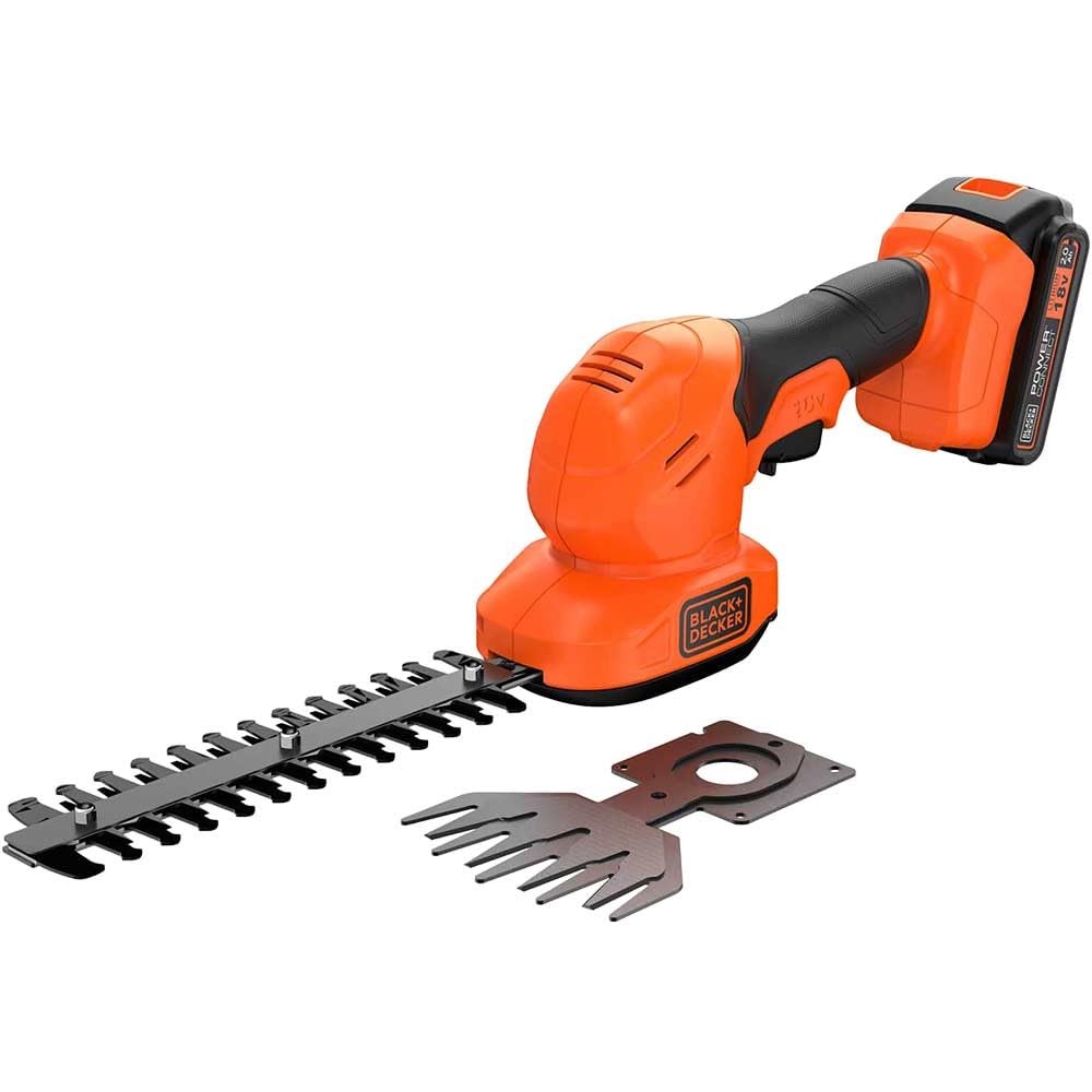 Black + Decker Bcss18d1-Gb Bcss18d1 Shear Shrubber 18V 1 X 2.0Ah Li-Ion