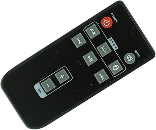 SZHKHXD Control remoto para Insignia RMC-HURSK18 NS-HURSK18 RMC-SB314 NS-SB314 RMC-SB316 NS-HBTSS116RC NS-HBTSS116 Altavoces Bluetooth