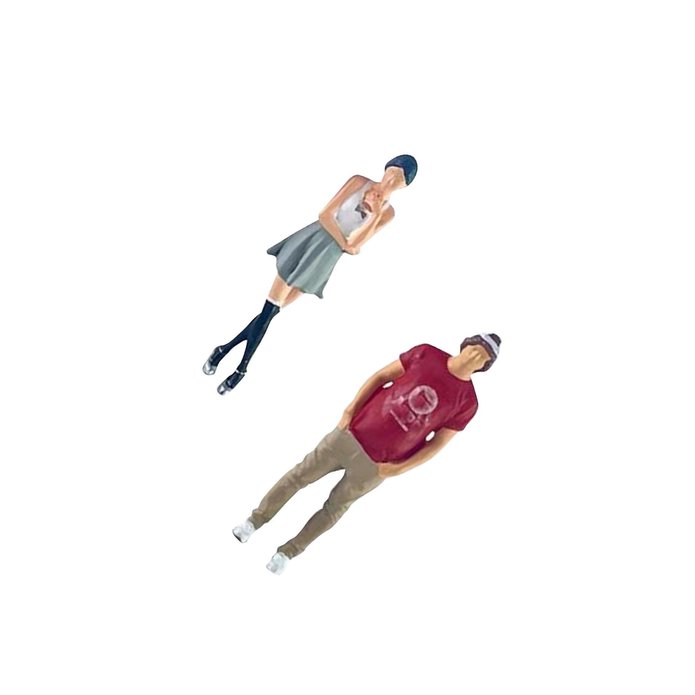 QUXVUIS Diorama Figures 1/64 Woman Man Figures Beautifully Crafted Resin Hand Painted Figurines Joy to Miniature Scenes Model 1/64 Woman Man 164 Scale Diorama