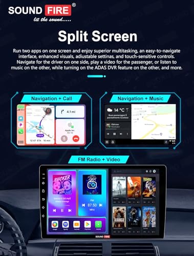 Image of SOUND FIRE NextRevolution 9 inch Inch (4GB /64GB) Android Car Stereo