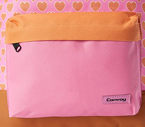 Mochila casual, Poliester, Feminina, Rosa