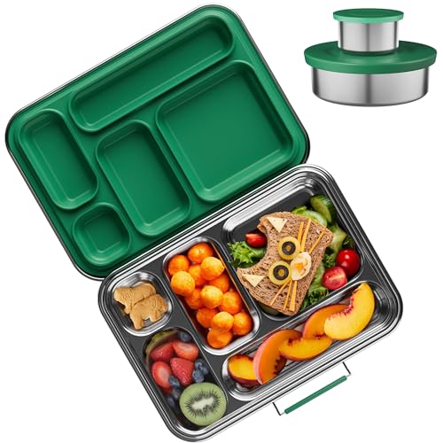 Stainless Steel Bento Box for Kids (Green)