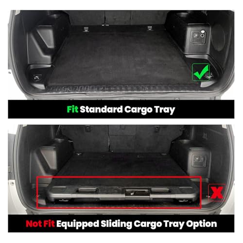 Image of LASFIT Floor Mats&Cargo Mat for Toyota 4Runner 2013-2024 (Only for 5 Seats) Backrest Mats All Weather TPE Mats Custom Fit Floor Liners for Toyota 5th gen 4 Runner 1st & 2nd Row Full Set Car Mats