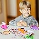 Fontien Bügelperlen Set 5mm Bügelperlen 10000 Stück Steckperlen 20 Farben Basteln Kinder Geschenk DIY für Ostern Party Geburtstag