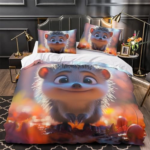 Housse de couette hérisson 3D en microfibre King 220x240 cm - 4