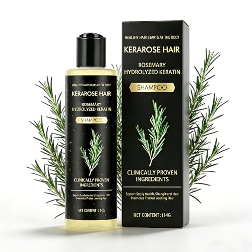 Rosemary Shampoo for Hair Growth Rosemary Shampoo with Biotin Strengthening & Moisturizing Hair Cleanser for Thinning Weak Hair Gentle Daily Scalp Care For All Hair Types Women Men100ml