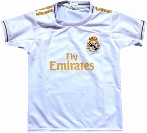 Amazon レアルマドリード マルセロ 白金 ホーム 子供用 上下セット パンツ付 L サッカー フットサル ボーイズ 通販
