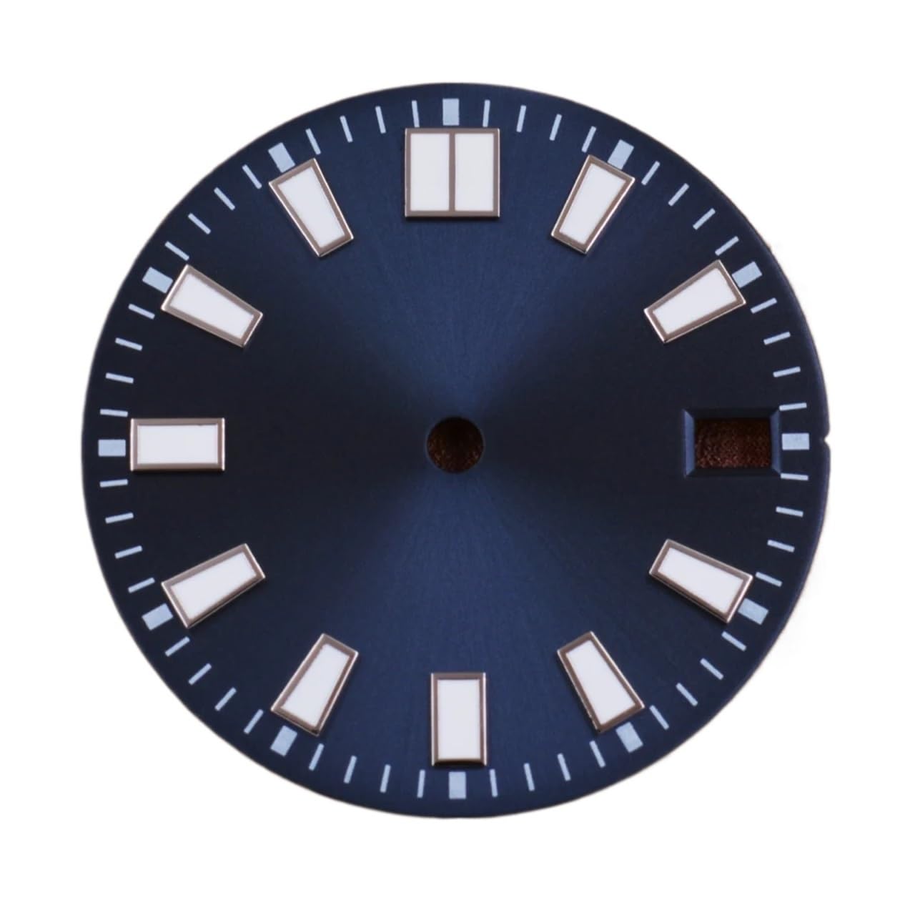 1PC 28,5mm Zielona świecąca tarcza zegarka pasuje do mechanizmu NH35 NH36 Czarny Biały Brązowy Ciemnoniebieski Niebieski Zielony Akcesoria do zegarków(Dark blue)