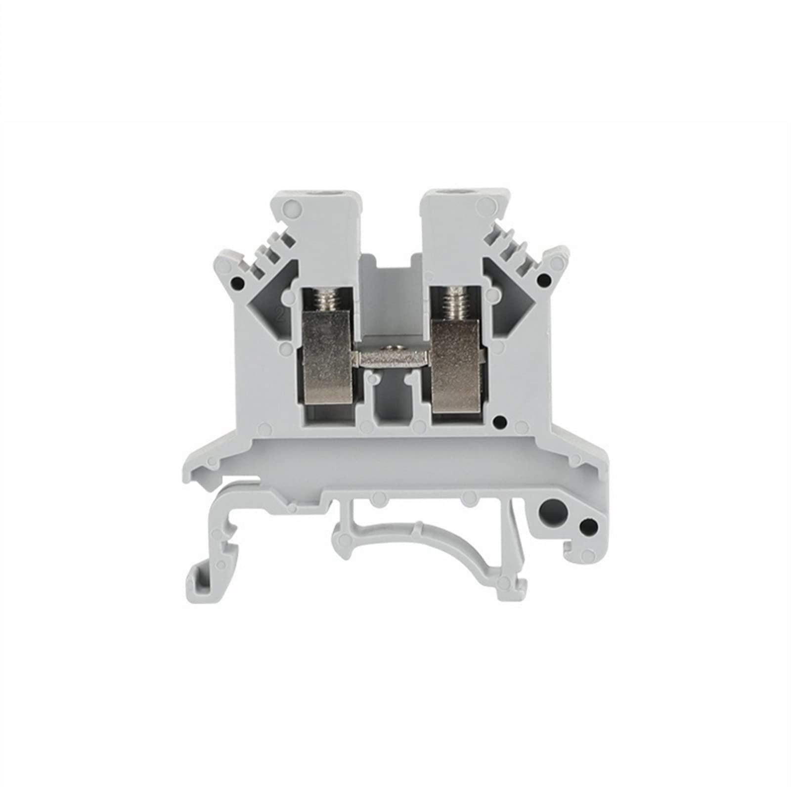 Bornier UK2.5B Din Rail Saako 100 Pièces pour Câblage Électrique Gris