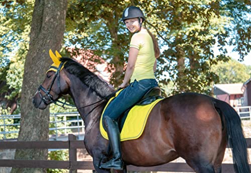 Foto von HKM Cassandra Softice Schabracke kornblau/silber Pony Dressur